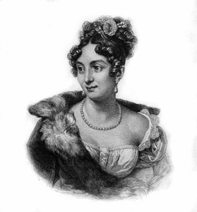 Retrato de Anne Boutet, conocida como Mademoiselle Mars (1779 - 1847), actriz francesa de Unknown artist