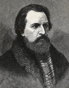 Retrato de Apolo Grigoryev (1822-1865) poeta y crítico ruso - Apollo Grigoriev poeta y crítico literario y teatral ruso de Unknown artist