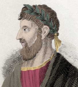 Retrato de Apolonio de Tiana (Apollonius) (16 d.C.-98/98 d.C.), filósofo griego. Grabado del siglo XIX. de Unknown artist