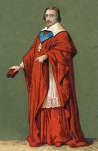 Retrato de Armand Jean Du Plessis, Cardenal de Richelieu (1585 - 1642)