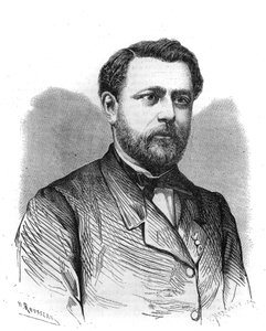 Retrato de Arthur Chervin (1850-1921), fundador y director del Instituto de los Tartamudos en París.