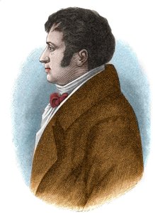 Retrato de August Whilhelm von Schlegel (1767-1845), filósofo, crítico, orientalista y traductor alemán, teórico del movimiento romántico