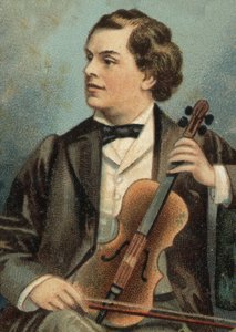 Retrato de August Wilhemj, violinista alemán (1845-1908) de Unknown artist