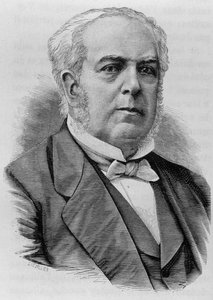 Retrato de Auguste Casimir-Périer (1811 - 1876). Grabado de finales del siglo XIX en “Histoire de France” de H. Martin. de Unknown artist