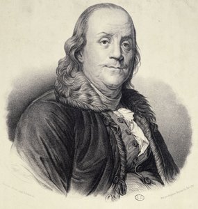 Retrato de Benjamin Franklin de Unknown artist