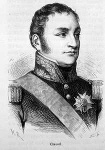 Retrato de Bertrand Clausel (1772 - 1842). Grabado de finales del siglo XIX en “Histoire de France” de H. Martin. de Unknown artist