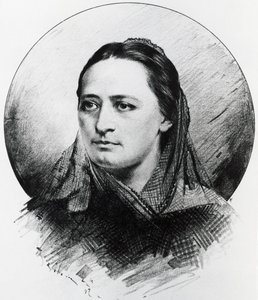 Retrato de Bozena Nemcova de Unknown artist