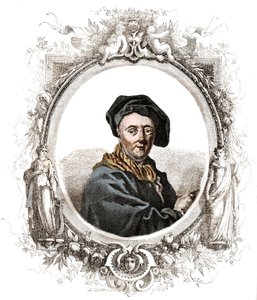 Retrato de Carle Van Loo (1705-1765) pintor francés. de Unknown artist