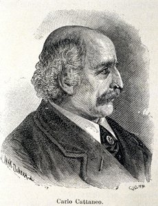 Retrato de Carlo Cattaneo (1801-1869)