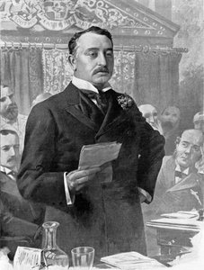 Retrato de Cecil John Rhodes (1853-1902) empresario y administrador colonial británico