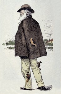 Retrato de Charles Darwin (1809-1882) jugando con ardillas. de Unknown artist