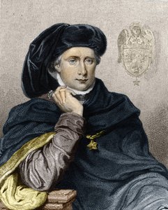 Retrato de Carlos VI el Amado o el Loco (1368-1422), Rey de Francia - en 