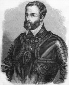 Retrato de Carlos V (1500-1558), emperador del Sacro Imperio Romano Germánico de 1519 a 1556. Grabado del siglo XIX.