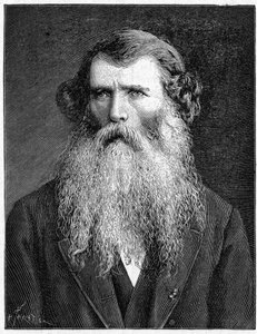 Retrato de Charles Victor Naudin, botánico francés. (1815-1899). Grabado de 1898 en “La Nature. Revue des sciences et de leurs applications aux arts et à l