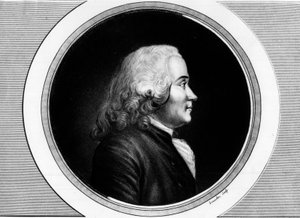 Retrato de Chrétien Guillaume de Malesherbes. Grabado en 