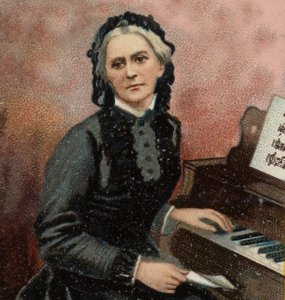 Retrato de Clara Schumann (1819-1896), pianista y compositora alemana, esposa de Robert Schumann