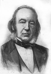 Retrato de Claude Bernard (1813 - 1878) fisiólogo francés - en "L