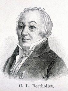 Retrato de Claude Louis Comte Berthollet (1748 - 1822), químico francés