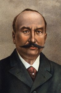 Retrato de Clement Ader, ingeniero francés, pionero de la aviación. de Unknown Artist