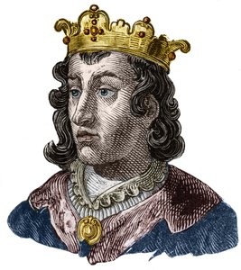 Retrato de Clotario III (652-673), Rey de Neustria y Borgoña de Unknown artist