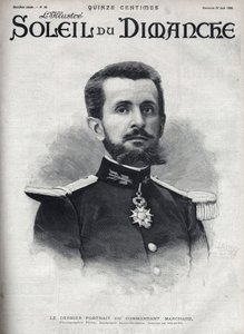 Retrato del comandante Jean Baptiste Marchand (1863-1934). Grabado en "Le sun-du-dimanche", 25 de junio