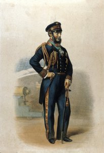 Retrato del Conde Carlo di Persano Pellion (1806-1883), patriota de la Unidad Italiana de Unknown artist