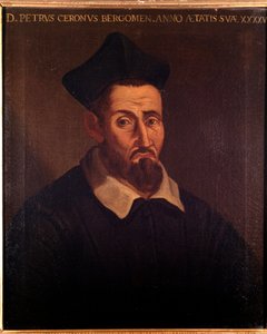 Retrato de Domenico Pietro Ceron, teórico de la música italiana, cantante y sacerdote