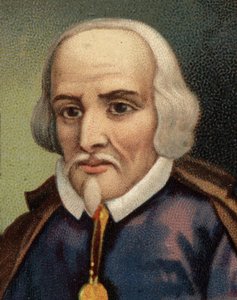 Retrato de Don Pedro Calderón de la Barca (1600-1681), poeta dramático español de Unknown artist