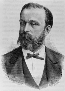 Retrato de Drouardel. Grabado de finales del siglo XIX en “Histoire de France” de H. Martin
