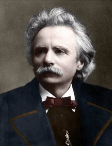 Retrato de Edvard Grieg (1843 - 1907) compositor noruego. de Unknown artist