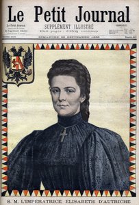 Retrato de Isabel de Austria (Sissi) - en “Le Petit Journal” del 25/09/1898 de Unknown artist