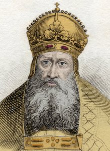 Retrato del Emperador Rodolfo de Habsburgo (1218-1291), Emperador Romano Germánico (Rodolfo I de Alemania) de Unknown artist