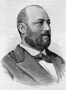 Retrato de Ernoul. Grabado de finales del siglo XIX en “Historia de Francia” de H. Martin de Unknown artist