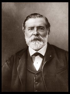 Retrato de Étienne-Jules Marey (1830-1904), científico y cronofotógrafo inglés; inventor del esfigmógrafo y pionero de la fotografía y el cine. Foto de Nadar, Paul (1856-1939). de Unknown artist