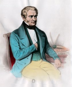 Retrato de Etienne Cabet, teórico socialista francés. Grabado del siglo XIX. Colección privada de Unknown artist
