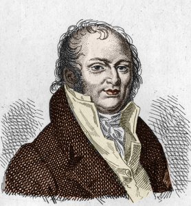Retrato de Etienne Geoffroy Saint Hilaire (Saint-Hilaire) (1772-1844), naturalista francés. Grabado de 1835. de Unknown artist