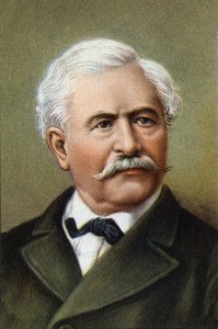 Retrato de Ferdinand de Lesseps (1805-1894), diplomático y empresario francés.