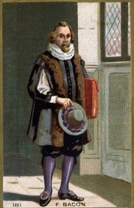 Retrato de Francis Bacon Baron Verulam (1561 - 1626) estadista y filósofo inglés.