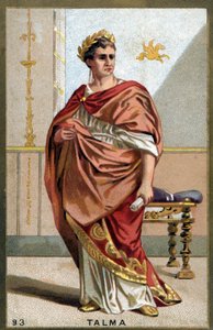 Retrato de François-Joseph Talma (1763-1826), actor francés. Cromolitografía de finales del siglo XIX de Unknown artist