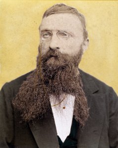 Retrato de François Auguste René Rodin - Escultor francés - fotografía alrededor de 1885 de Unknown artist