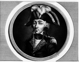 Retrato de François Hanriot (1761-1794), Revolucionario francés de Unknown artist