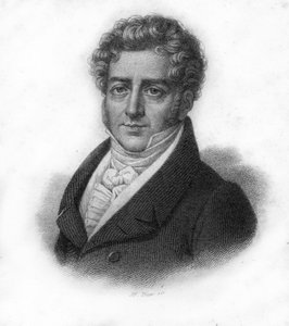Retrato de François Adrien Boieldieu (1775 - 1834), compositor francés, grabado del siglo XIX de Unknown artist