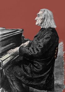 Retrato de Franz Liszt (1811-1886), compositor y pianista húngaro. de Unknown artist