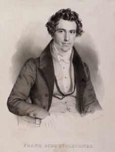 Retrato de Franz Schoberlechner (grabado) de Unknown artist