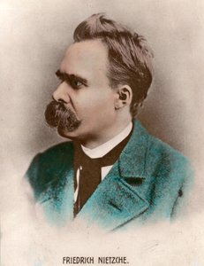 Retrato de Friedrich Nietzsche (1844 - 1900), filósofo alemán. Grabado del siglo XIX de Unknown artist