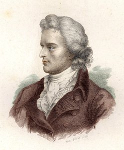 Retrato de Friedrich von Schiller (1759 - 1805) de Unknown artist