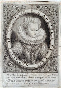 Retrato de Gabrielle d