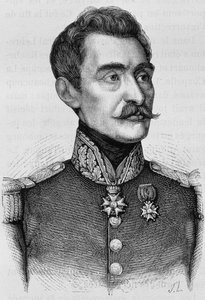 Retrato del General Bréa. Grabado de finales del siglo XIX en "Histoire de France" de H. Martin. de Unknown artist