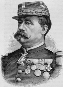 Retrato del General Carré de Bellemarre. Grabado de finales del siglo XIX en “Histoire de France” de H. Martin de Unknown artist