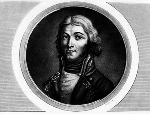 Retrato del General Louis Lazare Hoche (1768-1797). Grabado en 
